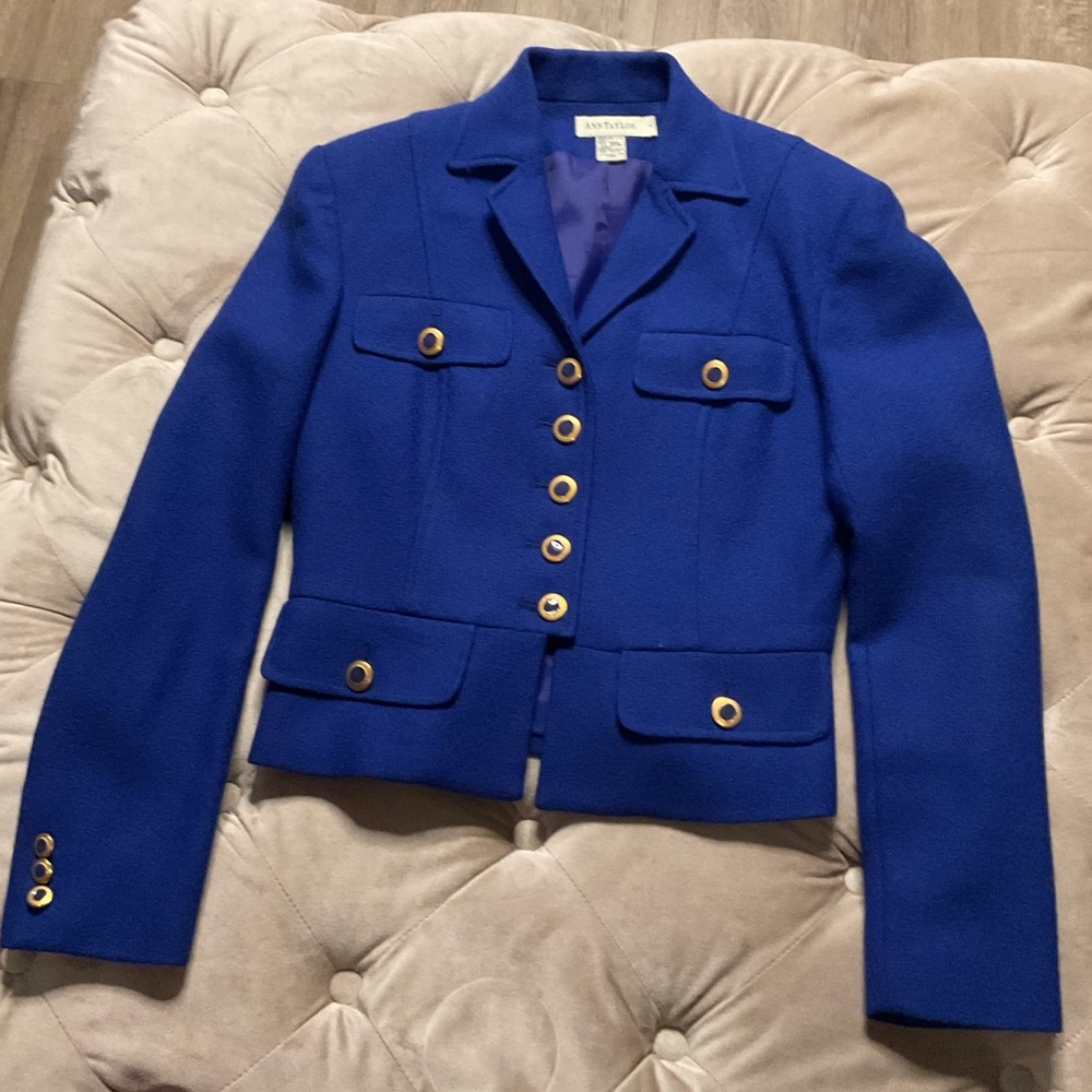 Anne Taylor Royal Blue Blazer